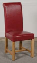 Rackhams Washington Leather Dining Chair - Brown - 1 - thumbnail 3