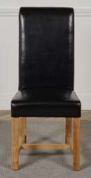 Rackhams Washington Leather Dining Chair - Brown - 1 - thumbnail 6