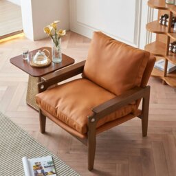 Rackhams Lichtenstein Lounge Chair, Armchair, Solid Wood - Green - thumbnail 6