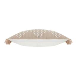 Rackhams Kadie Woven Outdoor Cushion Cover - Natural - 60cm x 30cm - Natural - 100% Mixed - thumbnail 4