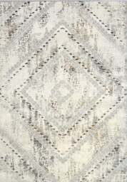 Rackhams Abstract Vintage Cream & Grey Rug - D176A - 120X170 cm - thumbnail 1