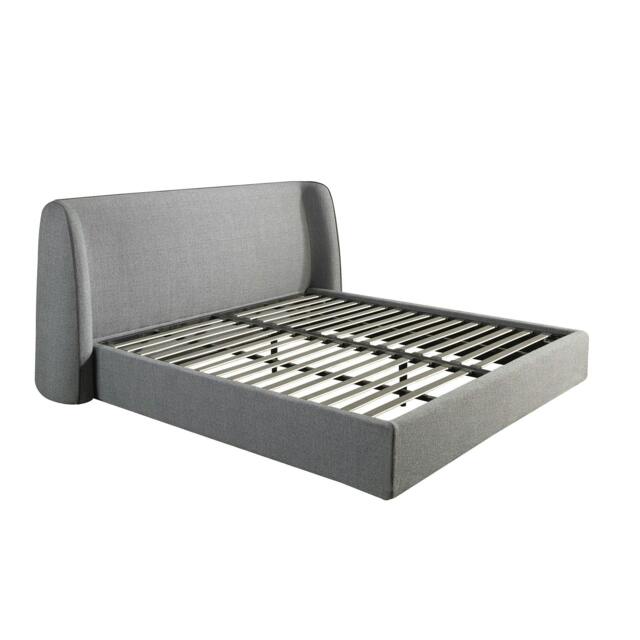 Rackhams Bed in Dark Grey Fabric 7145 - image 1