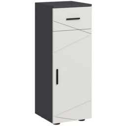 Rackhams Bathroom Storage Cabinet, Slim Bathroom Cabinet with Soft Close Door - thumbnail 2