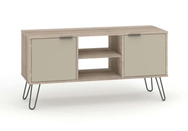 Rackhams Augusta 2-Door Flat Screen TV Unit - Driftwood - image 1