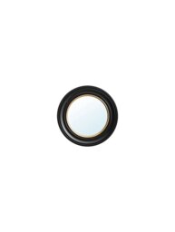 Rackhams Round Mirror - Black and Gold - 120 x 20cm - Oxford Round - thumbnail 5