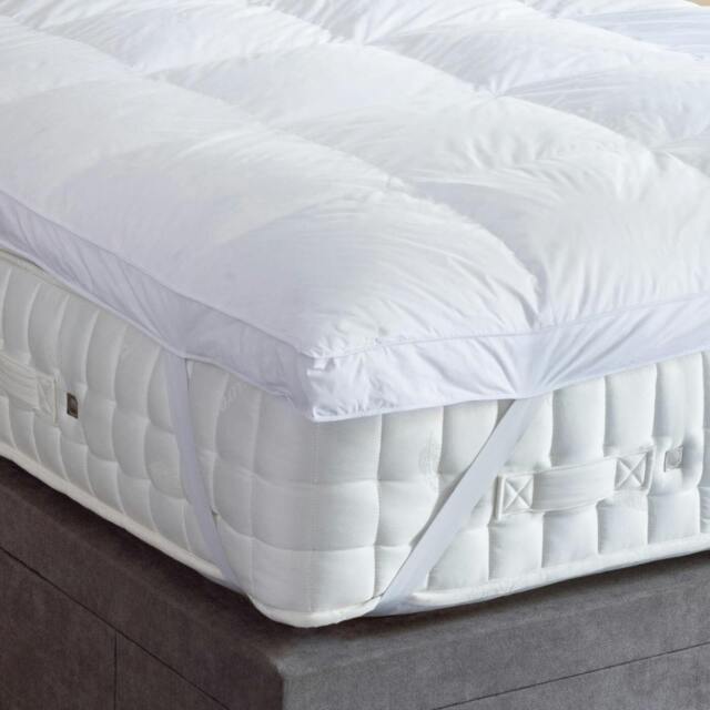 Rackhams Goose Down Dual Chamber Mattress Topper - Single - image 1