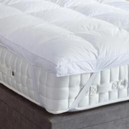 Rackhams Goose Down Dual Chamber Mattress Topper - Single - thumbnail 1