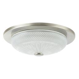 Rackhams Modern Bathroom Ceiling Light Fitting with Frosted White Moulded Glass - thumbnail 3