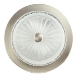 Rackhams Modern Bathroom Ceiling Light Fitting with Frosted White Moulded Glass - thumbnail 5