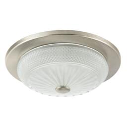 Rackhams Modern Bathroom Ceiling Light Fitting with Frosted White Moulded Glass - thumbnail 1