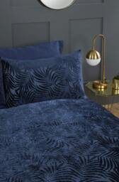 Rackhams Paloma Duvet Cover Set - Navy - Single - thumbnail 3