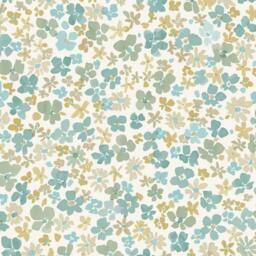 Rackhams Veronica Ditsy Daisy Floral Nursery Textured Wallpaper, Teal Green