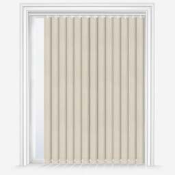 Rackhams Cream Dimout Vertical Blind 89mm Slats 240cm Drop - 240cm - thumbnail 2