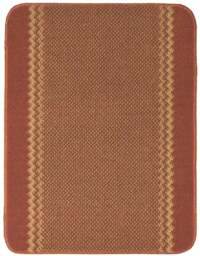 Rackhams Washable Designer Bordered Terra Rug - 116T - 67X100 cm