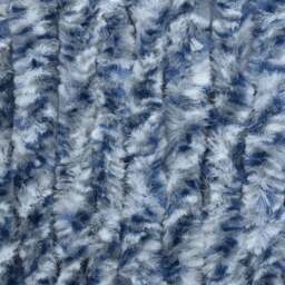 Rackhams Insect Curtain Blue, White and Silver 56x185 cm Chenille - thumbnail 6