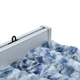 Rackhams Insect Curtain Blue, White and Silver 56x185 cm Chenille - thumbnail 4