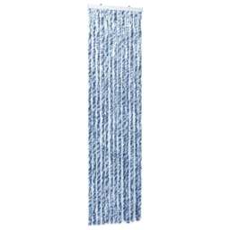 Rackhams Insect Curtain Blue, White and Silver 56x185 cm Chenille - thumbnail 2