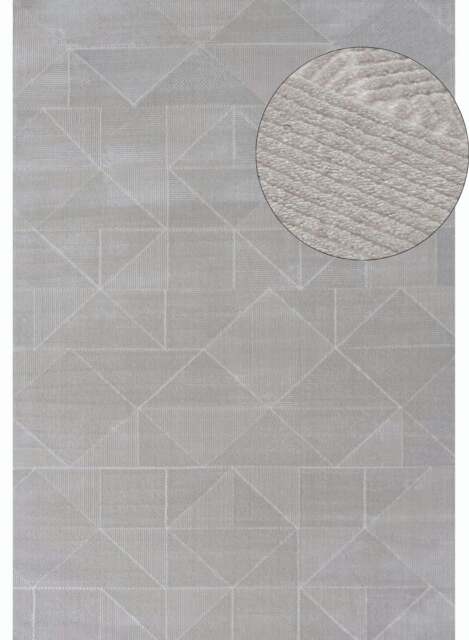 Rackhams Carmel Grey Rug Abstract - 6000 - 80X150 cm - image 1