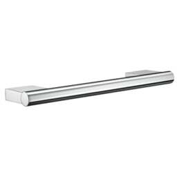 Rackhams Polished Chrome Grab Bar 30cm Toilet Handle or Bath Shower Safety Hand Rail for Elderly, Disabled, Seniors Mobility Aid