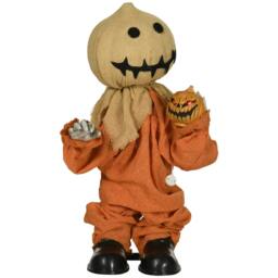 Rackhams 77cm Halloween Scarecrow Decoration, Outdoor Activated Prop with Light Up Eyes, Sound Activated - thumbnail 1