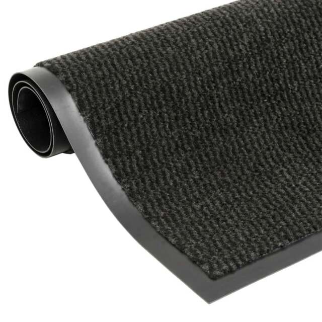 Rackhams Doormat Tufted 60x180 cm Black