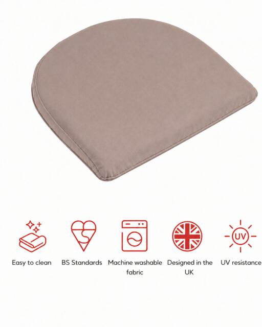 Rackhams SP Range D PAD Garden Cushions – Set of 2 - Taupe - image 1