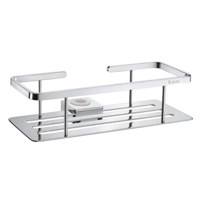 Rackhams Polished Chrome Shower Basket for Shower Riser Rail - image 1