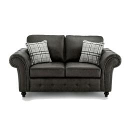 Rackhams Oakland Living Room Furniture Range - Vintage Black - Armchair - thumbnail 4