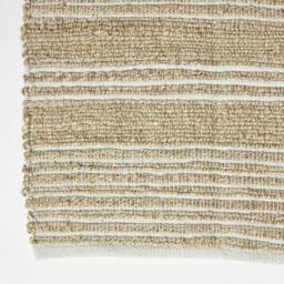 Rackhams Arlyn Natural Striped Handwoven Jute Rug - 120 x 170 cm - thumbnail 4