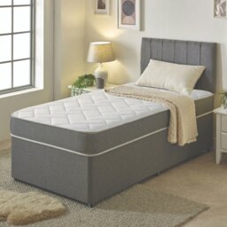 Rackhams Large Brick Hybrid Mattress - 19cm Deep, Soft Firmness - Grey - 1 - European Double Mattress (140cm x 200cm) - thumbnail 4