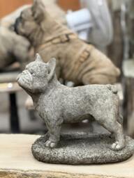 Rackhams Standing Frenchie Stone Statue Detailed Garden Ornament - thumbnail 6