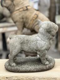 Rackhams Standing Frenchie Stone Statue Detailed Garden Ornament - thumbnail 4