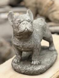 Rackhams Standing Frenchie Stone Statue Detailed Garden Ornament - thumbnail 5