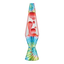 Rackhams Original Lava Lamp - Pinwheel Tie Dye Themed LAVA Lamp
