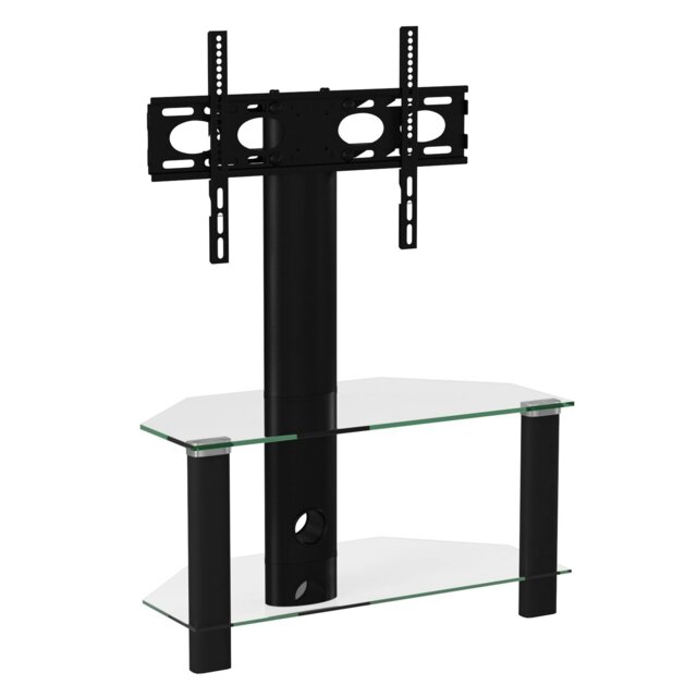 Rackhams Century cantilever TV-Stand in black - Black - image 1
