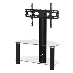 Rackhams Century cantilever TV-Stand in black - Black - thumbnail 4