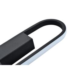 Rackhams Modern Feature Style LED Wall Lighting Fitting in Matte Black Metal - thumbnail 4