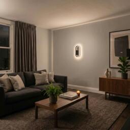Rackhams Modern Feature Style LED Wall Lighting Fitting in Matte Black Metal - thumbnail 5