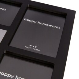 Rackhams Modern Black Multi Collage Picture Frame with Family Wording and Cute Phrase - thumbnail 5