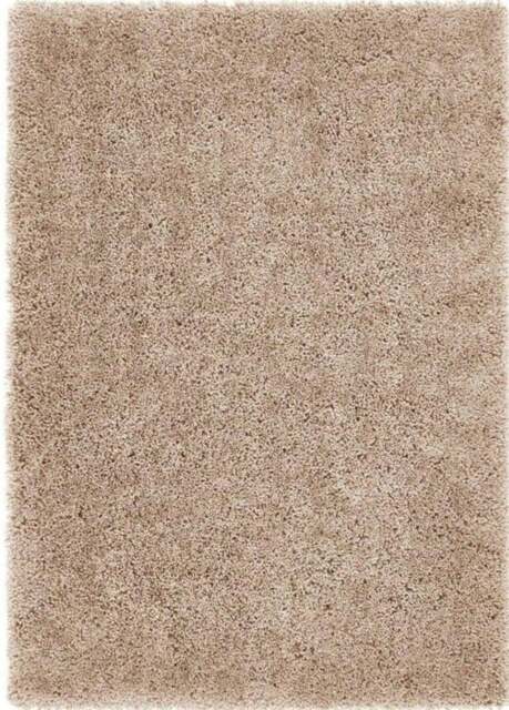 Rackhams Chicago Latte Shaggy Rug - 110X160 cm - image 1