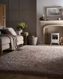 Rackhams Chicago Latte Shaggy Rug - 110X160 cm - thumbnail 5