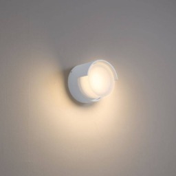 Rackhams 4 Watt LED Round White IP65 Bathroom Wall Light - thumbnail 2
