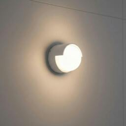 Rackhams 4 Watt LED Round White IP65 Bathroom Wall Light - thumbnail 3