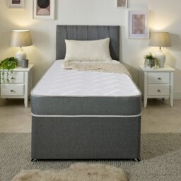 Rackhams Large Brick Hybrid Mattress - 19cm Deep, Soft Firmness - Grey - 1 - European Small Single Mattress (80cm x 200cm) - thumbnail 3