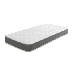 Rackhams Large Brick Hybrid Mattress - 19cm Deep, Soft Firmness - Grey - 1 - European Small Single Mattress (80cm x 200cm) - thumbnail 1