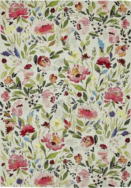 Rackhams Tropicana Watercolour Pink Rug – Indoor & Outdoor - 160X230 cm - image 1