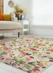 Rackhams Tropicana Watercolour Pink Rug – Indoor & Outdoor - 160X230 cm - thumbnail 5