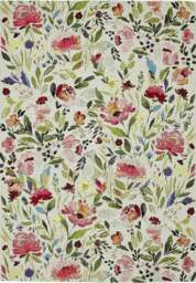 Rackhams Tropicana Watercolour Pink Rug – Indoor & Outdoor - 160X230 cm - thumbnail 1