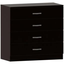 Rackhams Riano 4 Drawer Chest, Black - White - thumbnail 2