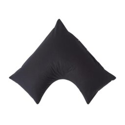 Rackhams Egyptian Cotton V Shaped Pillowcase 200 TC - White - thumbnail 2